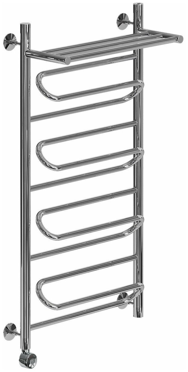 Электрический полотенцесушитель Ника CURVE ЛZ ВП 100/50 левый тэн - фотография № 2