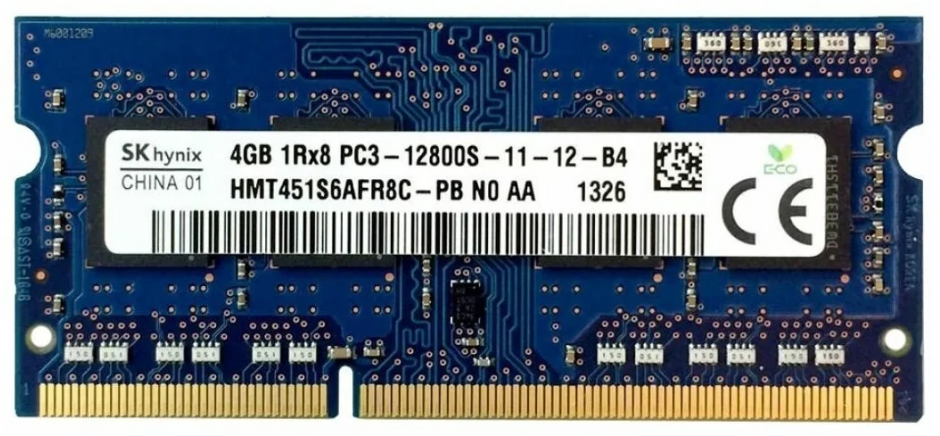 Hynix 4 ГБ DDR3 1600 МГц CL11 (HMT451S6AFR8C-PB)