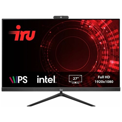 Моноблок IRU Office 27IH5P 27 Intel Core i3 10105 16ГБ 256ГБ SSD Intel UHD Graphics 630 Free DOS черный 4886400₽