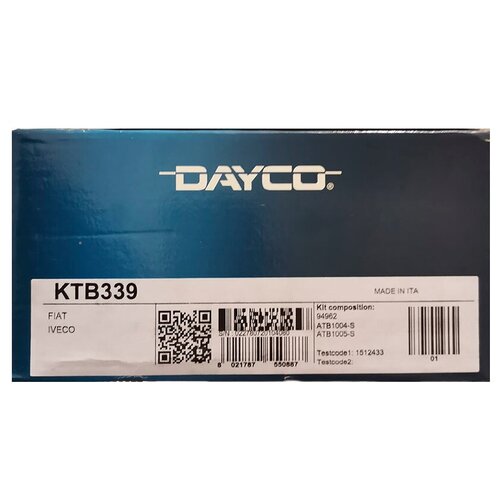 DAYCO KTB339 Комплект ремень ГРМрол. натяж.