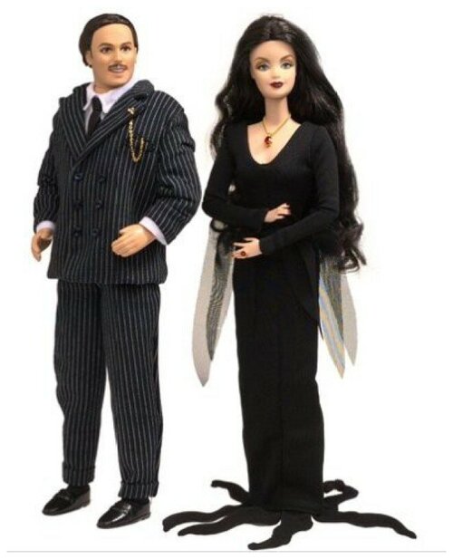 Набор кукол Barbie Барби и Кен Семейка Аддамс, 29 см, 27276
