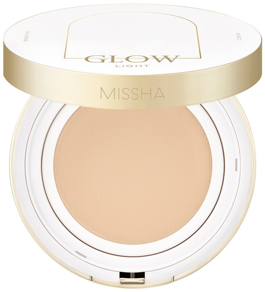 MISSHA Glow Cushion Light Тональный кушон "С коллагеном" тон 23 Sand 13 г