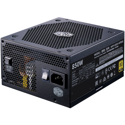 Блок питания 850W Cooler Master V850 Gold V2 (MPY-850V-AFBAG-EU) блок питания cooler master 750w v gold v2 mpy 750v agbag eu white