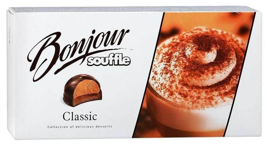 Десерт KONTI Бонжур souffle классика, 232г