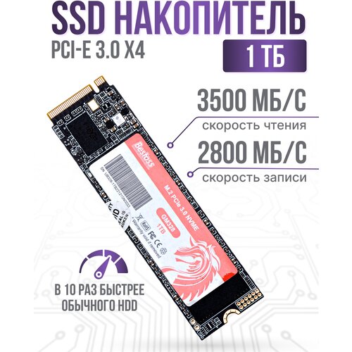 Внутренний SSD жесткий диск M.2 NVMe, PCIe x3.0 GM328/1 TB
