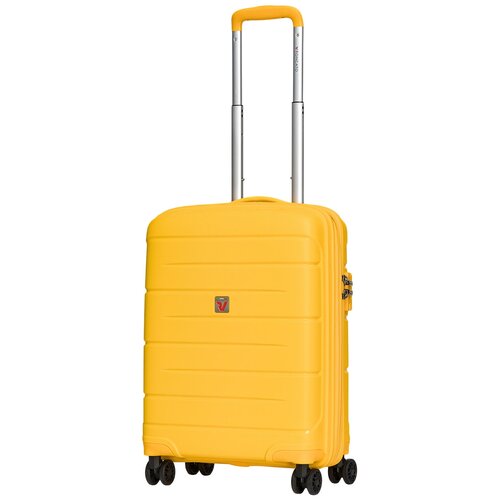 Чемодан RONCATO Flight DLX, 40 л, размер S, желтый чемодан roncato flight dlx 40 л размер s оранжевый