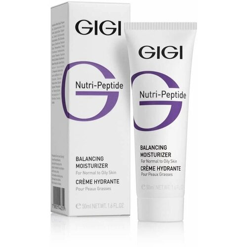 gigi nutri peptide balancing moisturizer oily skin пептидный крем балансирующий для жирной кожи 50 мл Gigi Nutri-Peptide Balancing Moisturizer OILY Skin Пептидный крем балансирующий для жирной кожи, 50 мл