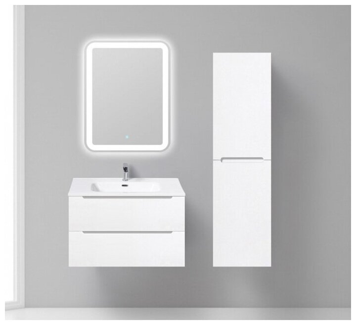 Шкаф подвесной BelBagno Etna Bianco Lucido ETNA-1500-2A-SC-BL-P-L