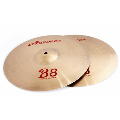 Две тарелки Hi-Hat 14 Arborea B814HH B8 Series Hi-Hat две тарелки arborea rw14hh dark motion hi hat 14