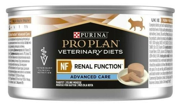 Влажный корм для кошек Pro Plan Veterinary Diets NF Renal Function для поддержания функции почек 195 г x 6 шт. - фотография № 1