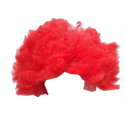 фото Парик клоуна обьемный красный маски - карнавал