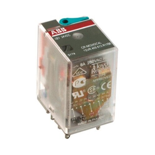 ABB CR-M024DC4L Промежуточное реле 24V 6A 4ПК (DC) 1SVR405613R1100 (10 шт.)