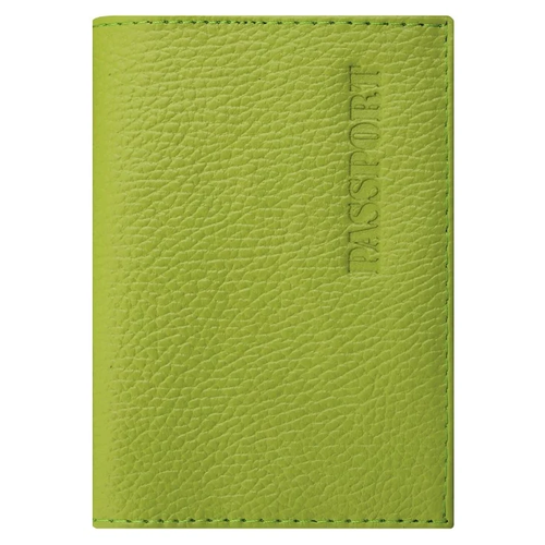 Обложка для паспорта STAFF 237204, зеленый обложка для паспорта befler classic натуральная кожа тиснение passport коричневая o 23 1