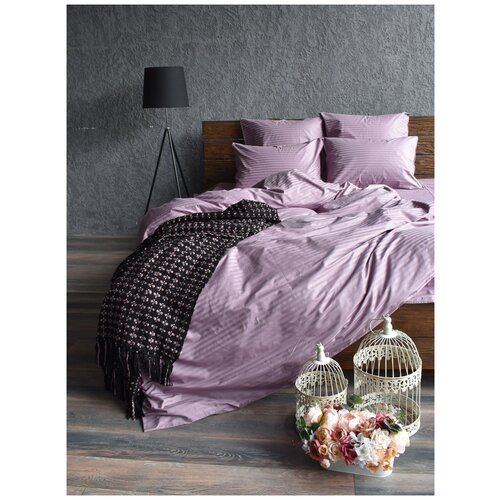 фото Tana home collection постельное белье verity цвет: сиреневый br31937 (1,5 спал.)