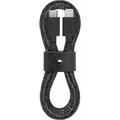 Кабель Native Union Belt Cable USB-С - Lightning (1,2 м), нейлон, с кевларовым усилением