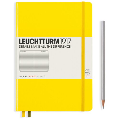 Блокнот Leuchtturm1917 Medium A5 нелинованный, лимонный