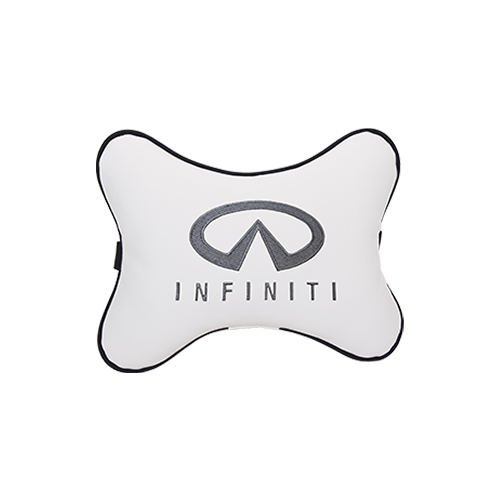 фото Подушка на подголовник экокожа milk infiniti vital technologies