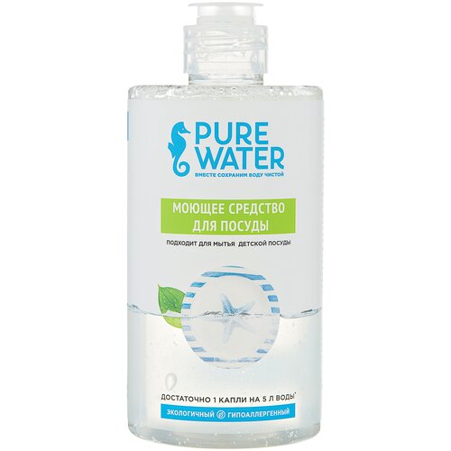 Pure Water Средство для посуды, гипоаллергенное, 4000 мл