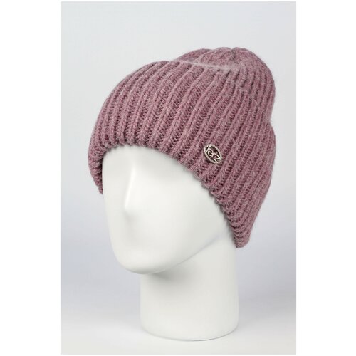 шапка бини ferz зимняя размер uni фиолетовый Шапка бини Ferz, размер UNI, розовый