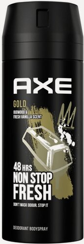 Изображение товара Дезодорант для подмышек AXE Дезодорант-спрей для мужчин с ароматом агарового дерева и черной ванили Gold