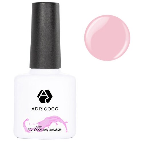 ADRICOCO гель-лак для ногтей Est Naturelle / #Allurecream, 8 мл, 40 г, 18 камуфлирующий бледно-розовый