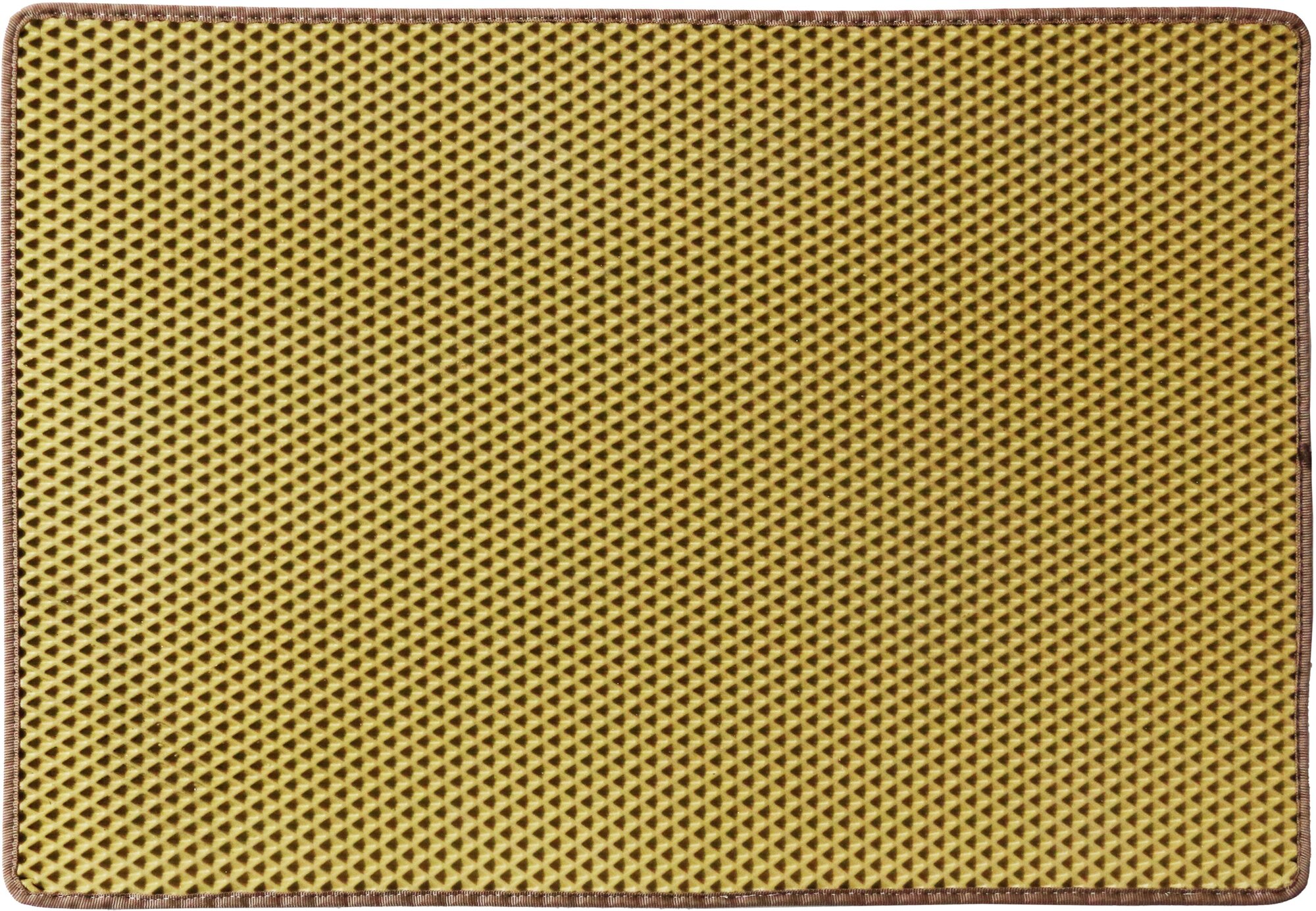 фото Коврики из EVA материала ромб беж/беж 90*60см