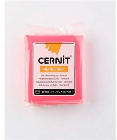 Полимерный моделин "Cernit Neon" 56гр. красный 400