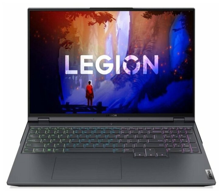 Ноутбук Lenovo Legion 5 Pro Gen 7 (Ryzen 7 6800H 4.7GHz/16"/2560x1600/165Hz/16GB/2TB SSD/GeForce RTX 3060 6GB/Win 11 Home) 82RG001GUS, Storm Grey