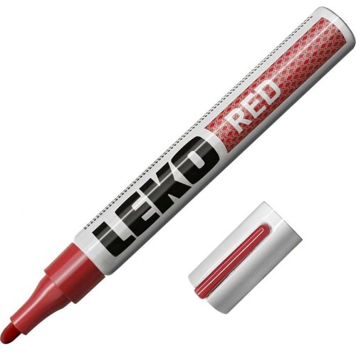 Красный строительный маркер-краска LEKON 011104