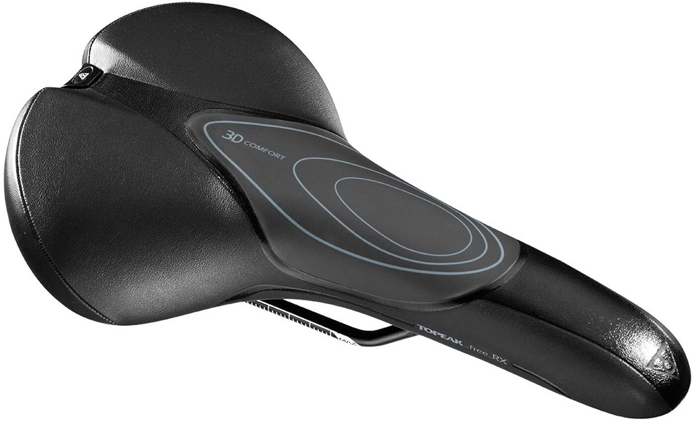 TOPEAK FREE_RX, 3D COMFORT SADDLE BLACK седло