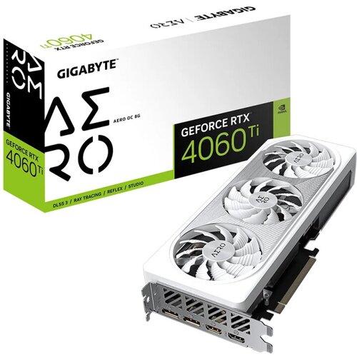 Видеокарта GIGABYTE GeForce RTX 4060 Ti AERO OC 8G