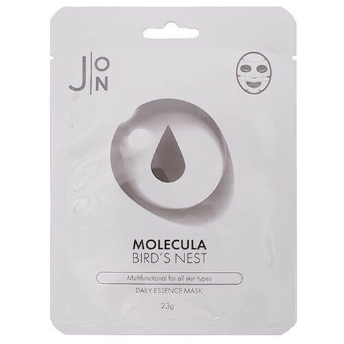 J:ON Molecula Bird’s Nest Daily Essence Mask Тканевая маска с экстрактом ласточкиного гнезда, 23 г, 23 мл оригинальные маски для лица с экстрактом ласточкиного гнезда j on molecula bird’s nest daily essence mask 10 штук