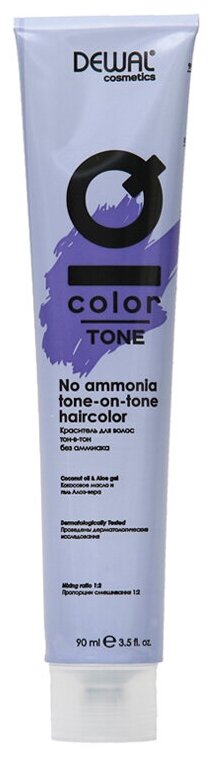 Dewal Cosmetics IQ COLOR TONE - Деваль АйКью Колор Тон Краситель тон-в-тон, 90 мл - IQ COLOR TONE 6.60 Темный блондин красный