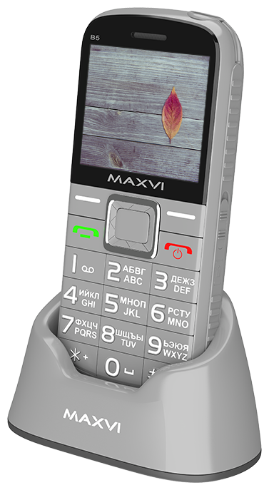 Мобильный Телефон Maxvi B5 grey .