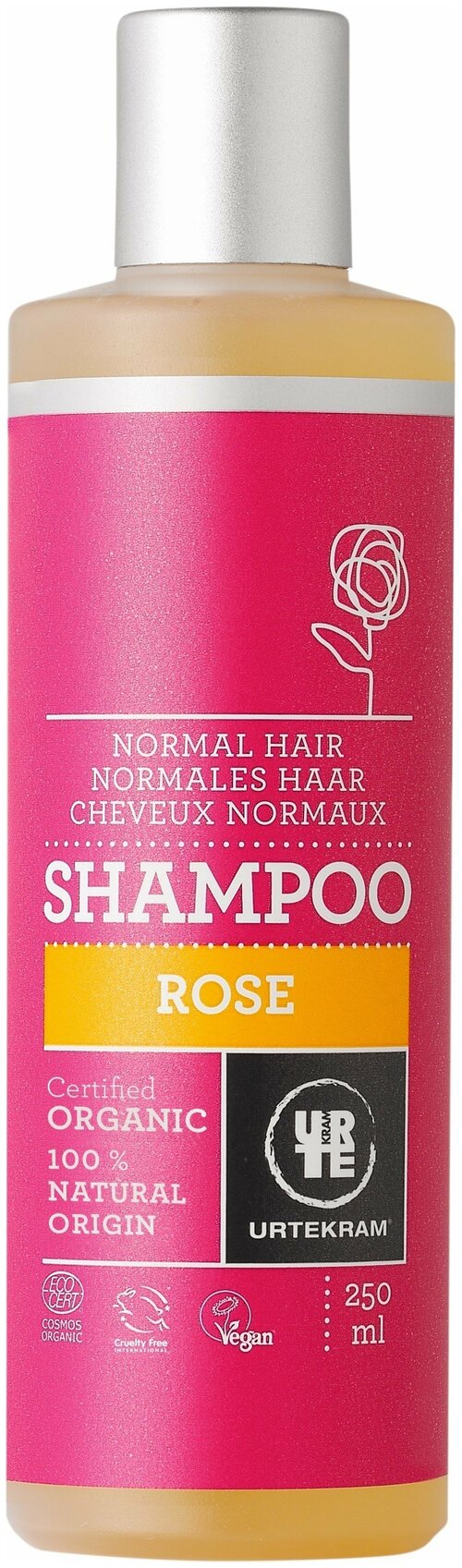 Urtekram шампунь Rose Normal Hair, 250 мл