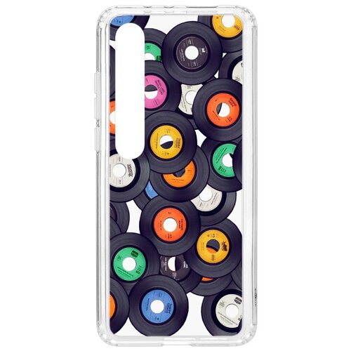 фото Чехол на xiaomi mi 10 kruche print виниловые пластинки