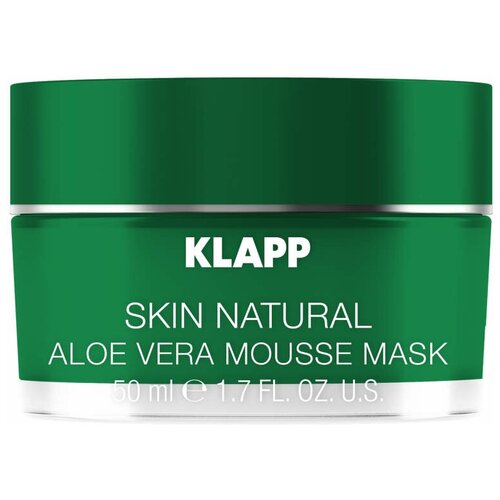 фото Klapp cosmetics маска-мусс алое вера skin natural aloe vera mousse mask