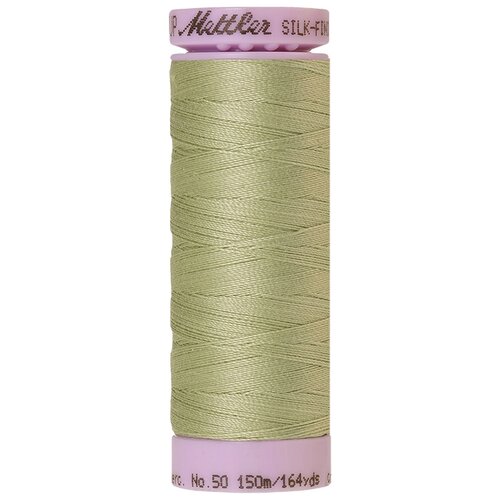 Нить для машинного квилтинга SILK-FINISH COTTON 50, 150 м 100% хлопок 1212 Green Grape ( 9105-1212 )