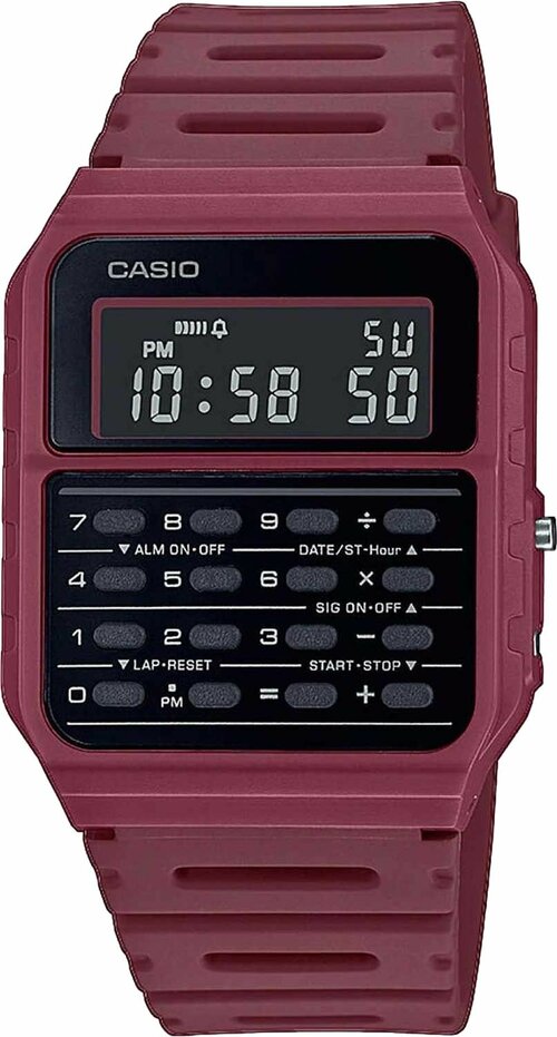 Наручные часы CASIO Vintage 52521, бордовый
