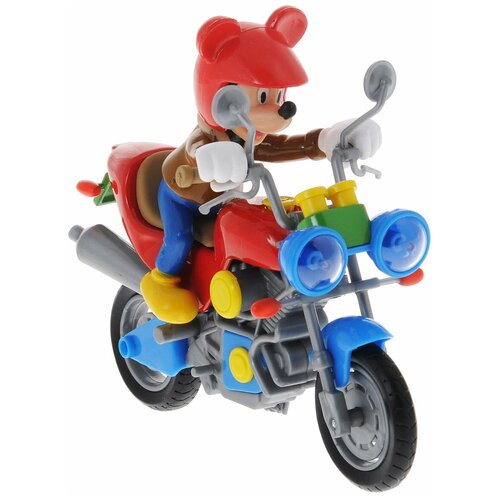 Мотоцикл с фигуркой Disney 1:18 Микки Маус металлический коллекционный 499197