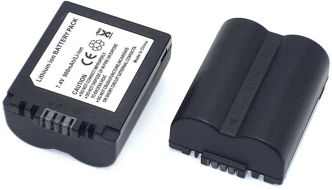 Аккумуляторная батарея (аккумулятор) CGA-S006 для фотоаппарата Panasonic Lumix DMC-FZ2 900mAh 7,4V Li-ion