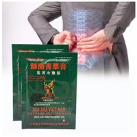 Пластырь обезболивающий, Вьетнам,8 штук ./ противовоспалительный пластырь / для лечения боли в шее, спине , коленях, поясничном отделе/ .