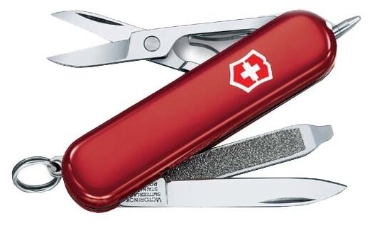 Нож многофункциональный VICTORINOX Signature Lite красный