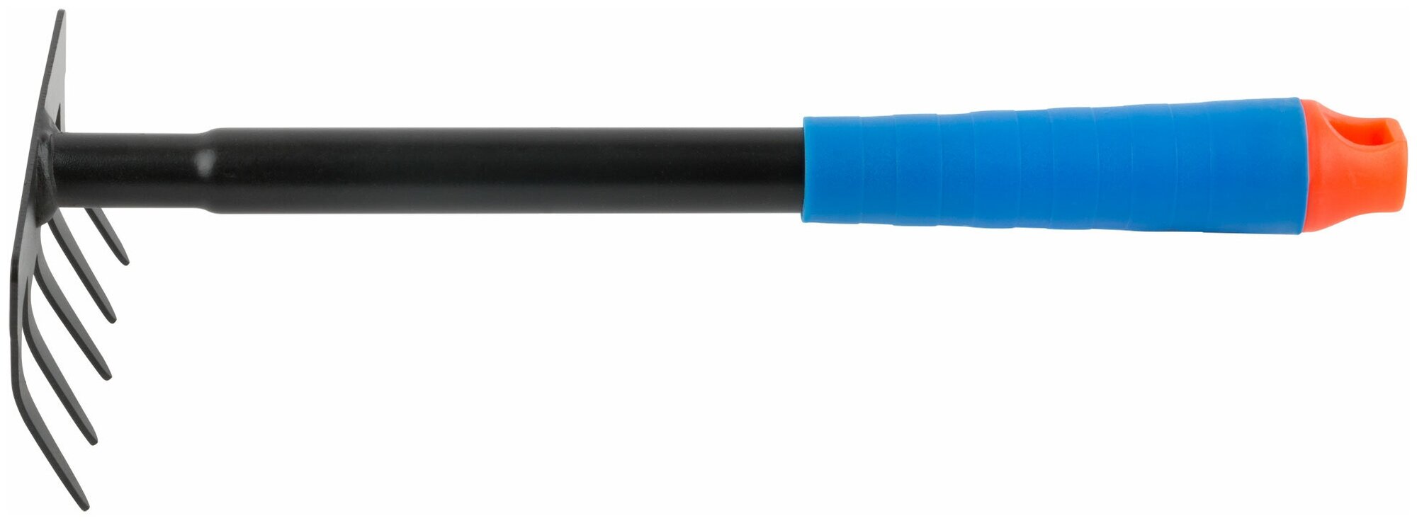 Грабельки ручные, синяя пластиковая ручка 295 мм FIT 77061