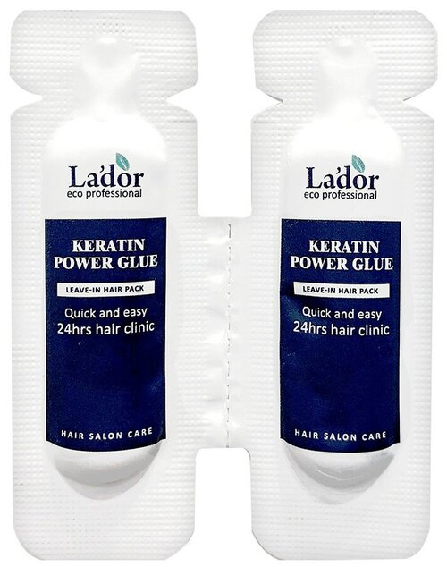 Lador Сыворотка для секущихся кончиков Keratin Power Glue, 1 мл, 2 шт., пакет