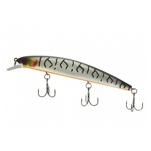 фото Воблер для рыбалки mottomo aringo 130sp 21,3g, минноу суспендер для спиннинга, твичинга. приманка на щуку silver tiger