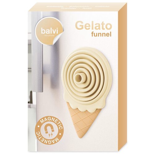 Воронка для бутылки Balvi Gelato шоколад, магнитная