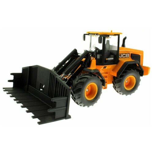 Погрузчик Siku фронтальный JCB 435S (3663) 1:32, 25 см, оранжевый/черный модель экскаватора погрузчика siku jcb 4cx 1 50