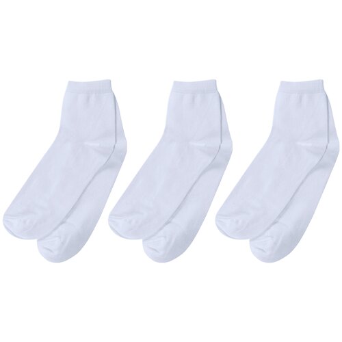Носки Vasilina 3 пары, размер 22-24, белый носки детские iv49303 упаковка 3 пары 22 24