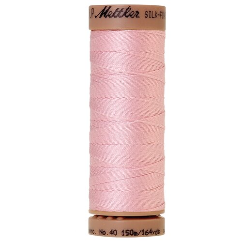 Нить для машинного квилтинга SILK-FINISH COTTON 40, 150 м 100% хлопок 0085 Parfait Pink ( 9136-0085 ) bathrobe 100% cotton pink